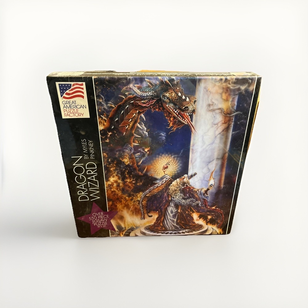 "Dragon Wizard" - NEW Great American Puzzle Factory 550 Piece Jigsaw Puzzle – 96
